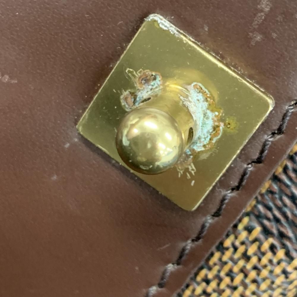Pre-Loved Louis Vuitton Damier Ebene Greenwich PM - Picture 7 of 8